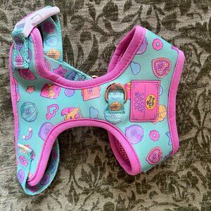 Sassy Woof Dog Harness Polly Pocket Print Size XS NWOT